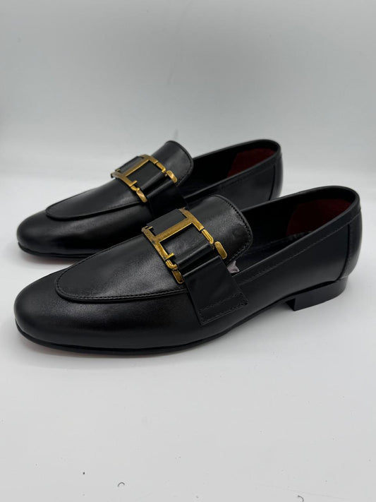 Black Premium Leather Shoes